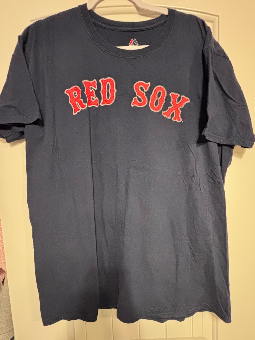 Boston Red Sox Navy Graphic Baseball Tee - Official Team Logo, XL